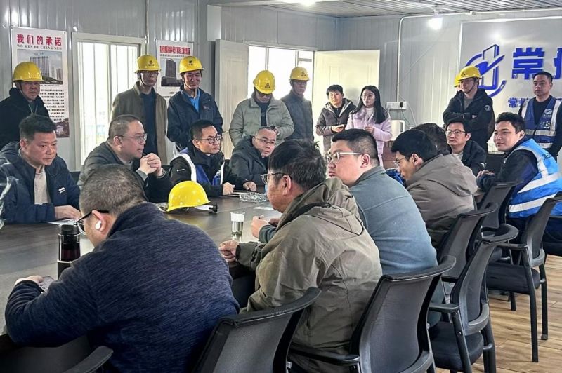 焦溪中學項目接受市建筑工程質(zhì)量安全 市場行為第三方綜合評價獲好評